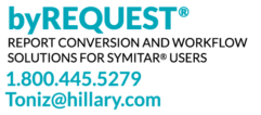 byREQUEST REPORT CONVERSION AND WORKFLOW SOLUTIONS FOR SYMITAR® USERS 1.800.445.5279 Toniz@hillary.com